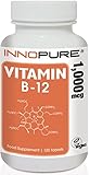 Innopure® Vitamin B12, 1,000mcg | 1 a Day Easy to Swallow Tablets | 4 Month Supply, 120 Tablets