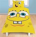 Spongebob Squarepants Face Panel Single Duvet Cover Set / Quilt Cover Set