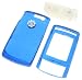 Samsung SGH-T629 Snap-on Translucent Blue Crystal Case Cover with Removable Ratcheting Belt Clip