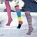 Three Pairs Ski Socks Seamless Tube Socks UK 4 to 11 Pink, Berty & Sherbert