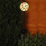 from Safield New Solar Power Mosaic Garden Sphere Light/Ornament