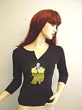 Studded Elvis Presley Ladies Shirt Viva Las Vegas Elvis in Rhinestone Studded Gold Lame, Sexy Elvis Fan apparel