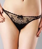 Myla Signature Silk and Lace Thong Panty
