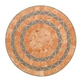 IMAGE OF Sandstone Terra Cotta Tile Outdoor Bistro Table