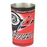 Carolina Hurricanes NHL 15 Inches Metal Trash Can/Waste Basket