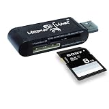 SONY 8GB Class 4 SDHCTM Memory Card With Universal All in One Memory Card Reader