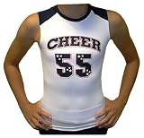 Tia's Girls Cheer 55 Baseball Tee