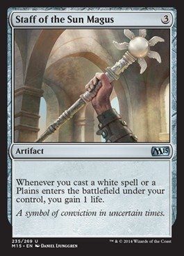 Magic: the Gathering - Staff of the Sun Magus (235/269) - Magic 2015