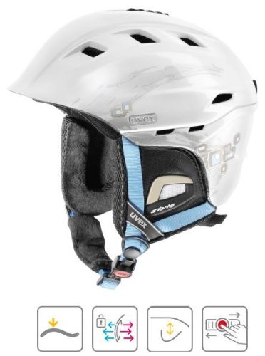 UVEX Skihelm Comanche 2, white/blue, 55-60 cm, 5 Preisvergleich
