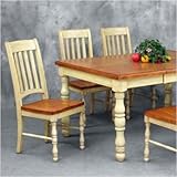 Lifestyle California 19-801RTA Fallbrook Slat Back Side Chairs (Set of 2)