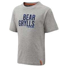 Craghoppers Kinder T-Shirt Bear Camo Slogan