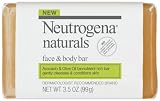Neutrogena Naturals Face and Body Bar, 3.5 oz. Bars (Pack of 2)