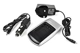 Battery--World Panasonic VW-VBG070 VW-VBG130 VW-VBG260 Premium Compatible Battery Charger Set for Panasonic HDC-TM Series HDC-TM10 HDC-TM15 HDC-TM20 HDC-TM300 HDC-TM700;Panasonic PV-GS Series PV-GS90 Digital SLR Camera (Replacement)