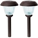 Westinghouse 448202-78 2 Piece Venice Solar Lights Set, Remington Bronze