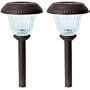 Westinghouse 448202-78  2 Piece Venice Solar Lights Set, Remington Bronze