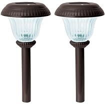 Westinghouse 448202-78 2 Piece Venice Solar Lights Set, Remington Bronze