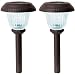 Westinghouse 448202-78  2 Piece Venice Solar Lights Set, Remington Bronze