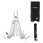 Leatherman 831087 Wave Multitool and Monarch 300 Multitool/Flashlight Combo Set