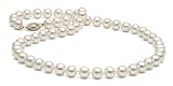 White Freshwater Pearl Necklace AAA Quality