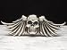 Silver Star "Small Wing" Chrome Metal Belt Buckle
