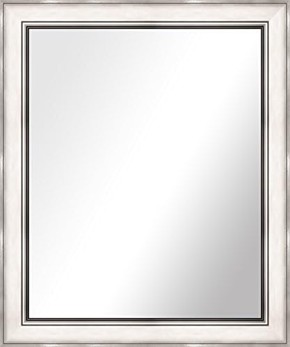 PTM Images 5-0613 Romita Silver Mirror Wall Art, 21.25 by 25.25-Inch