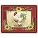 Kitchen & Housewares : Small Cutting Board ~ Chanticleer Rooster ~ made of tempered glass ~ code 286