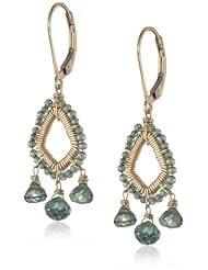 Dana Kellin Dainty Green Apatite Chandelier Earrings