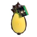 Bungalow Glow by Bubble Shack Hawaii Large Pineapple Shaped Soy Wax Candle in Juicy Pineapple