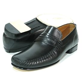 Mezlan 'Holiday' Penny Loafers Mens - Black by Mezlan
