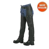 Kids Leather Chaps - Kids Motorcycle Leather Chaps KC01