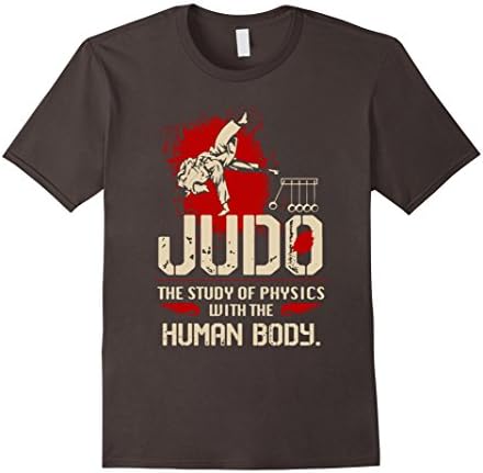 Men's Judo T shirt Medium Asphalt