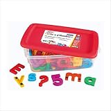 Educational Insights Jumbo AlphaMagnets and MathMagnets Combo Set-Multicolored