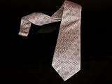 Jacquard Silk Tie Embroideries in Pink
