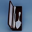 Beverly Clark 70V Simply Silver Cake Knife and Server Set