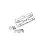 MCM 109S2-74902 Stainless Steel H Twin, Centered, 2.25 Inch Offset Burner