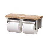 Panasonic アラウーノ トイレアクセサリー 棚付き2連ペーパーホルダー ショートタイプ タイプA ペーパーホルダーホワイト[XGHA771**WS] ホワイトオーク[XW]