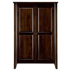 Modus Furniture City Armoire, Russet