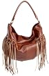 Rebecca Minkoff Fringe Darling Hobo,Auburn,one size Rebecca Minkoff Fringe Darling Hobo,Auburn,one size