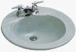 Eljer #051-0174-00 White China Round Lavatory