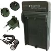 Eclipse SONY NP-FH30, NP-FH50, NP-FH70, NP-FH90, NP-FH100 Chargeur de Batterie pour SONY HDR-CX6E, HDR-CX7E, HDR-CX11E, HDR-CX105E, HDRCX6E, HDRCX7E, HDRCX11E, HDRCX105E avec EURO UK US Voyage Plugs (Charge Rapide)