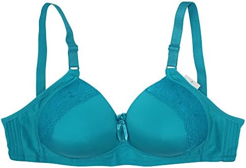 Alfa Global Women's Comfort Revolution Wirefree Bra with Ultra-Soft Stretch Fabric Aqua 38D