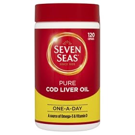 Seven Seas One A Day Pure Cod Liver Oil 120 capsules