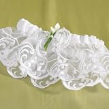 David's Bridal Bridal Beauty Calla Lily Bridal Garter Style 1338