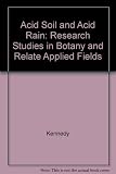 Acid soil and acid rain