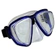 Dolfino Premier Dive Gear Silicone Series Blue "Big Eye" Dive Mask Goggles