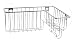 BlissHome, Linear, Step Corner Shower Unit, Stainless Steel
