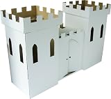 Kideco Cardboard Castle Playhouse Toy (White)