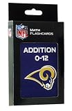 NFL St. Louis Rams Addition Flash Cards