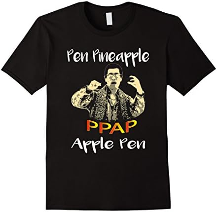 Men's Pen pineapple apple pen PPAP t shirt Medium Black