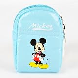 Mickey Change Coin Purse Bag Phone Pouch Blue